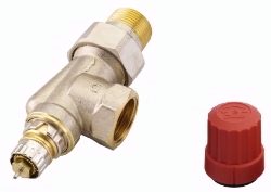 Клапан терморегулятора RTR-N Ду15 угловой UK версии, для двухтруб систем никель угл (замена 013G0153)