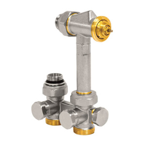 Клапан H-образный термостатический Jaga прямой, 1/2"x3/4" Eurocone