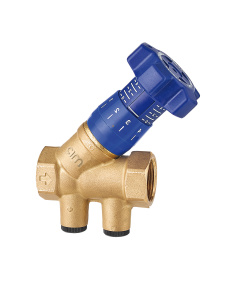 Клапан балансировочный ручной 787ОТ/2R 1 1/4" обычн. латунь Kvs=16,68 PN25 BB без изм. ниппелей
