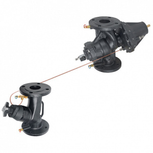 Вентиль балансировочный 125 мм, фланцевый, с тройником Cimberio