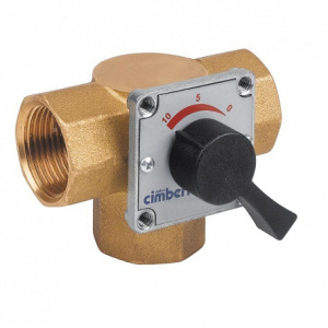 Кран шаровой 3-х ход., смесительный 683 1/2" полнопроходной с ручным управлением PN16 ВВВ