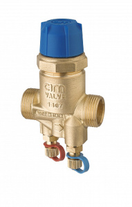 Клапан балансировочный автоматический 717РHF 1"Ду20 регулятор расхода 180-900 л/ч PN25 HH без изм. ниппел