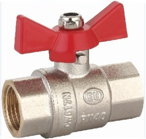 Кран шаровой (ручка-бабочка) 1/2" внутренняя - внутренняя резьба EU.ST1284030 12_k