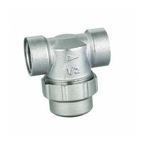 Фильтр Т-образный 1/2", ВР-ВР, сетчатый 300 мкр, Kromwell