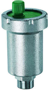 Воздухоотводчик GAISER 1/2", НР, автоматический, прямой, хромированный FAR