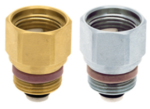 Клапан обратный 3/8"х1/2", для воздухоотводчика, хромированный FAR