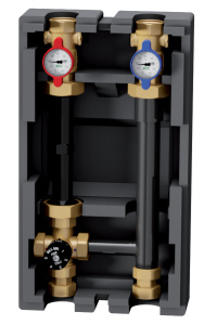 Группа быстрого монтажа 1", с термосмесителем 18-55 _С, в теплоизоляции, под насос 180 мм, FAR