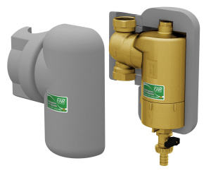 Грязеуловитель в теплоизол, с магнит., поворотн.соедин.3/4"(ВВ)