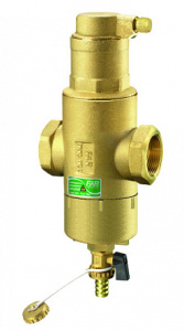 Деаэратор (сепаратор воздуха) COMBIFAR совмещенный с грязеуловителем, 1", ВР-ВР, с магнитом FAR