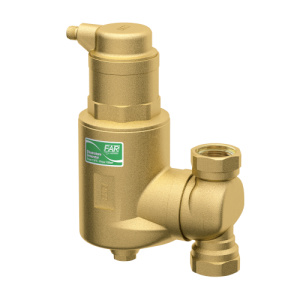 Деаэратор (сепаратор воздуха) с поворотным соединением, 1 1/4", ВР-ВР FAR