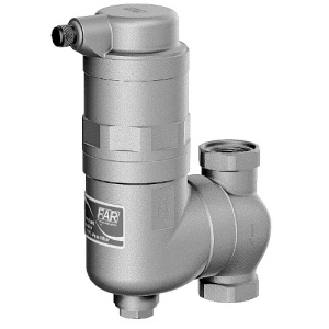 Деаэратор (сепаратор воздуха) компактный, с поворотным соеденинем, 3/4", ВР-ВР, хромированный FAR
