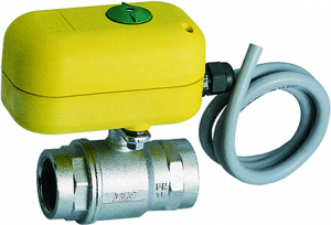 Кран шаровой 2-х ход., с сервоприводом., 1", зонный, 220 В FAR