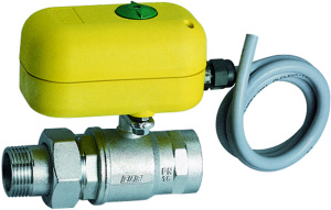 Кран шаровой 2-х ход., с сервоприводом., 3/4", НР-ВР, зонный, 24 В, 40 сек FAR