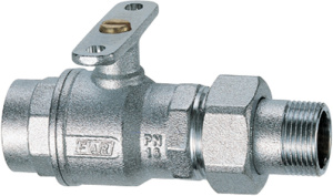 Кран шаровой 2-х ход., зонный 3/4" ВР-НР
