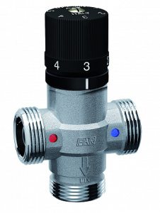 Термостатический смеситель 3/4" НР, Тmax 95°C