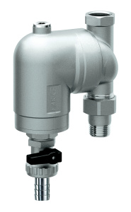 Фильтр с поворотным соединением, 3/4", ВР-НР, 300 мкм, под манометр, Tmax: 95 °С, 25 бар FAR