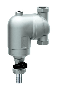 Фильтр с поворотным соединением, 1/2", ВР-ВР, 300 мкм, под манометр, Tmax: 95 °С, 25 бар FAR