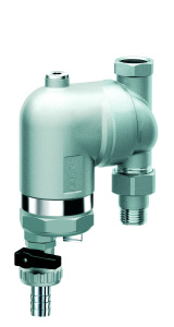 Фильтр с поворотным соединением, 1/2", ВР-НР, 100 мкм, с магнитной вставкой, под манометр, Tmax: 95 °С, 25 бар FAR