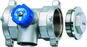 Коллектор регулирующий START 1 1/4", фланцевый, отводы 1/2", ВР, PN25, с заглушкой, FAR