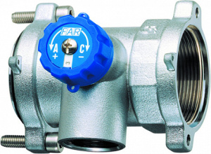 Коллектор регулирующий START 2", фланцевый, отводы 1", ВР, L=100 мм, PN25 FAR