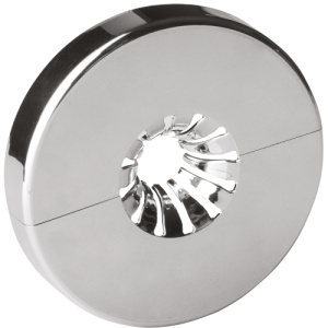 Розетка для вентиля, пласт. серебр.глянцев.для труб _10_20 мм