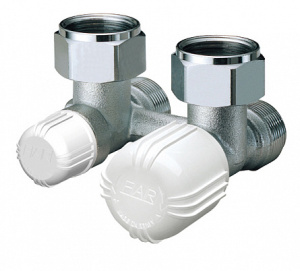 Узел термостататический Н-образный, угловой, М24х19 FAR