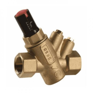 Клапан балансировочный комбинированный, сочетает в себе автоматический регулятор расхода и управляющ