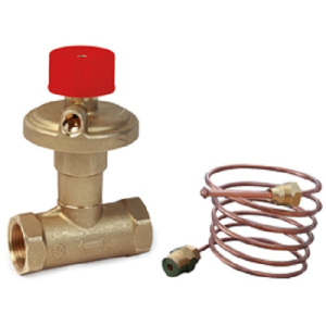 Клапан балансировочный, автоматический, компактный R206C-1, 1/2", ВР, 5-30 кПа, с импульсной трубкой 1 м