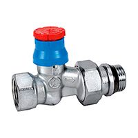 Клапан термостатический прямой R402TG, 1", отвод с герметичной прокладки, хромированный