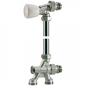 Группа термостатическая для двухтрубных cистем с угловым клапаном с предварительной настройкой, 1/2"