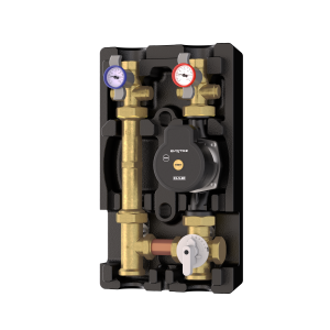Смесительная насосная группа быстрого монтажа, 1"1/2 x 1", со смес.клапаном R296, в сборе, в термоиз