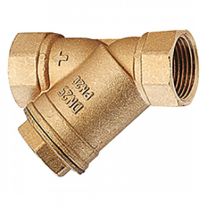 Фильтр косой сетчатый, 2 1/2", нехромированный