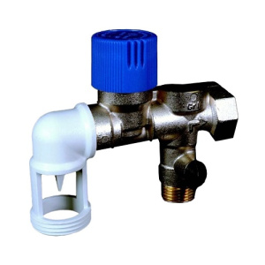 Группа безопасности бойлера 3/4", с угловым сливом Gekon