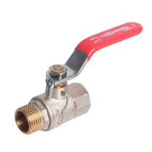 Кран шаровой (ручка-рычаг) 1" внутренняя - наружная резьба