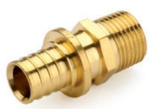 Переходник с наружной резьбой аксиальный 20х3/4" Kromwell