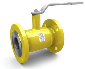 Кран шаровой стальной газовый LD КШ.Ц.Ф.GAS.050.040.Н/П.02, DN 50, PN 40, фланцевый, неполнопроходно