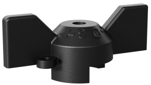 Рукоятка LD Pride для DN15, 20, тип Бабочка, цвет черный