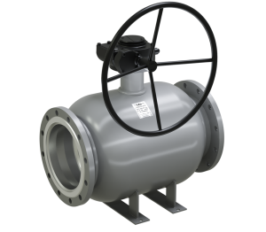 Кран шаровой LD КШЦФР из стали 20 Ду250 Ру1,6МПа полнопроходной с редуктором