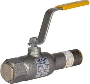 Кран шаровой КШЦС из стали 20, Ду40, Ру4,0МПа LD