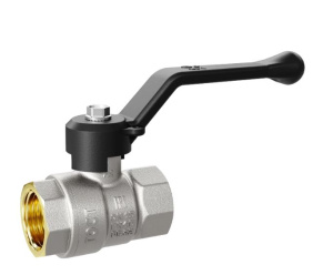 Кран шаровой латунный LD Pride 47.32.В-В.Р Ду 32 Ру 25 рычаг