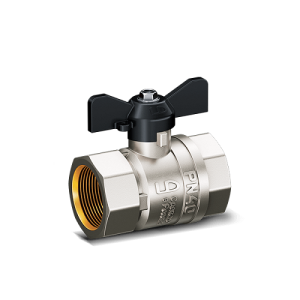 Кран шаровой латунный LD Pride 47.15.В-В.Б, вн./вн. резьба, ручка-бабочка, 1/2"