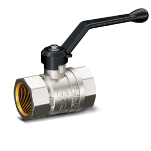 Кран шаровой латунный LD Pride 47.25.B-B.Р, вн./вн.резьба, ручка-рычаг, 1"