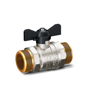 Кран шаровой латунный LD Pride 47.15.Н-Н.Б, нар./нар.резьба, ручка-бабочка, 1/2"