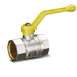 Кран шаровой латунный LD Pride 47.32.В-В.Р GAS Ду 32 Ру 25 рычаг - ЗАМЕНА НА LD 47.112.1.32 M02 GAS