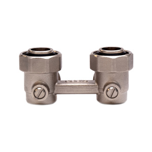 Вентиль H-образный 3/4", угловой, с логотипом Rifar