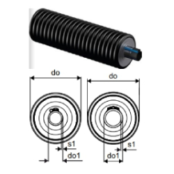 Труба Supra Plus с греющим кабелем 10Вт/м 32x2,9/140 бухта 150м '1Ф