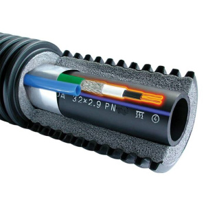 Труба USYSTEMS Supra Plus с греющим кабелем 10Вт/м, 40x3,7/140, бухта 150м '1С