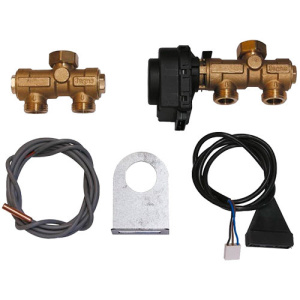 Комплект трехходовой кран с датчиком бойлера Zews 6-28kW, для подсоединения бойлера ECOUNI Ferroli