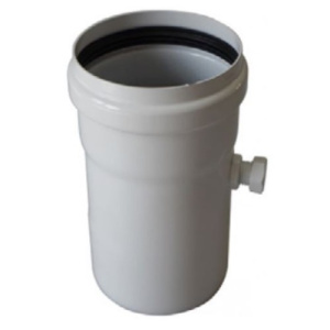 Вставка с отверстием для анализа сгорания, ф80 мм, материал – ПВХ Ferroli