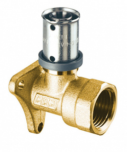 Пресс-уголок настененный, ВР, 3/4"-26*3, лат.(49 мм)